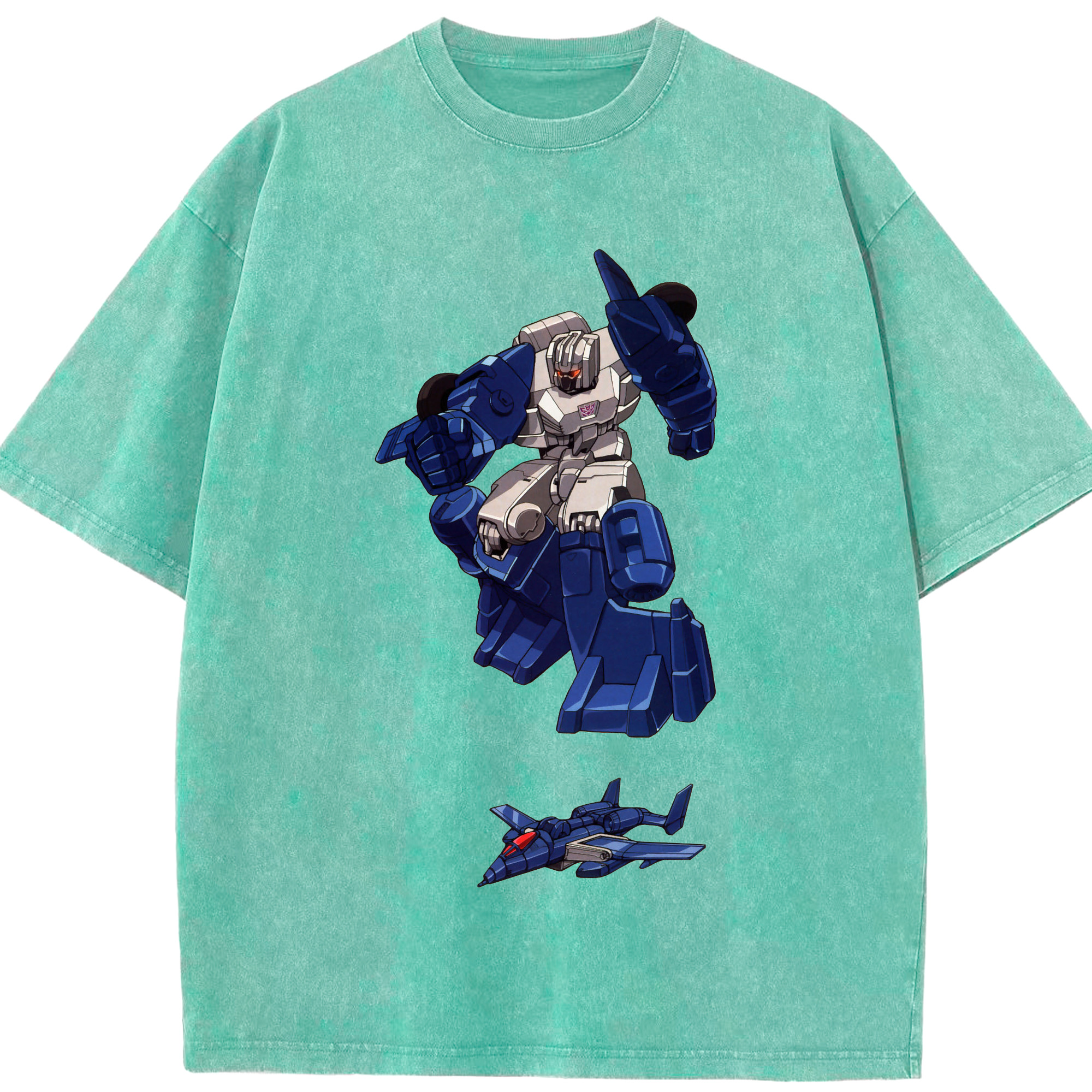 （画像用）  綿100% ヴィンテージ風 半袖Tシャツ（フロントプリント）